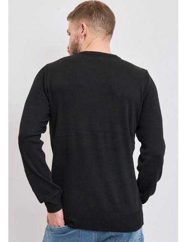Pull homme noir tendance mode