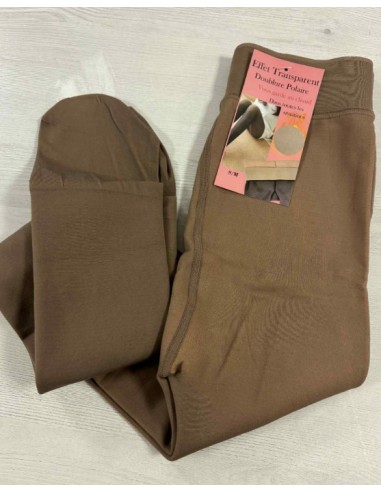 Collant polaire couleur peau