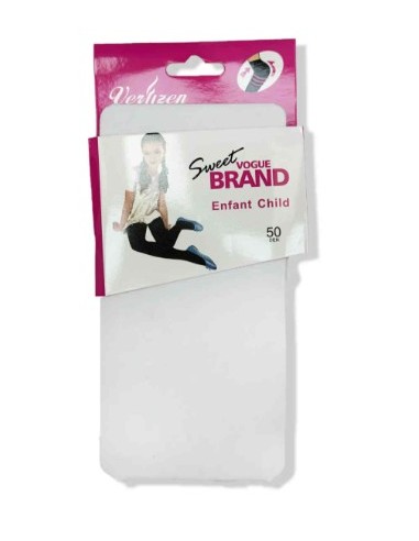 Collant blanc enfant