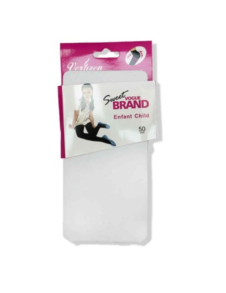 Collant blanc enfant