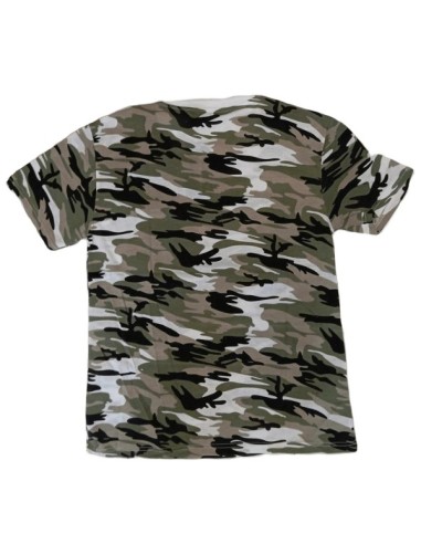 T-shirt homme camouflage clair
