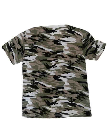 T-shirt homme camouflage clair