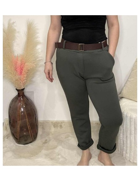 Pantalon coupe droite femme tendance mode