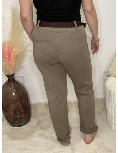 Pantalon coupe droite femme tendance mode