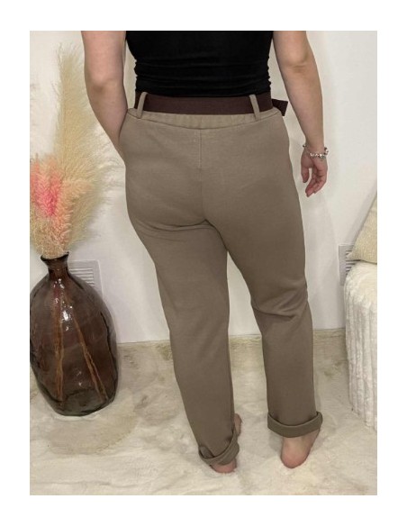 Pantalon coupe droite femme tendance mode