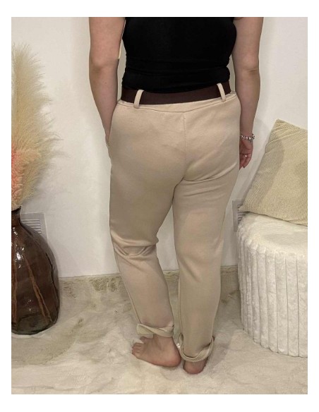 Pantalon coupe droite femme tendance mode