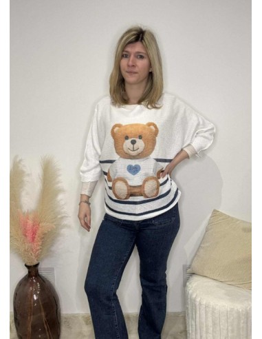 Pull femme ourson bear