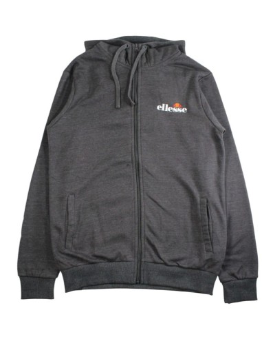 Sweat à capuche zippé homme Ellesse gris anthracite