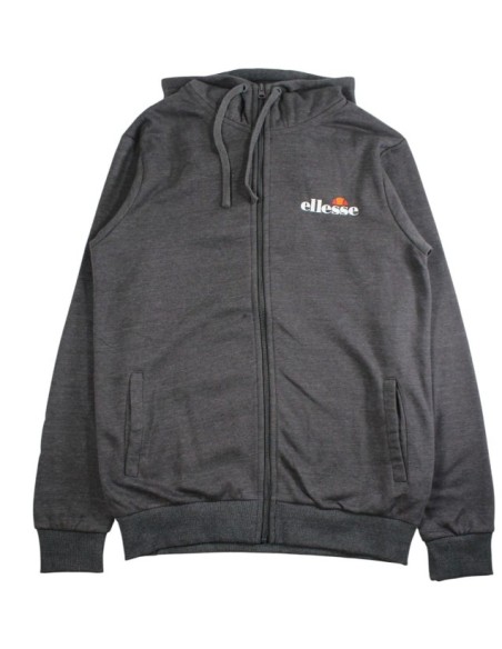 Sweat à capuche zippé homme Ellesse gris anthracite