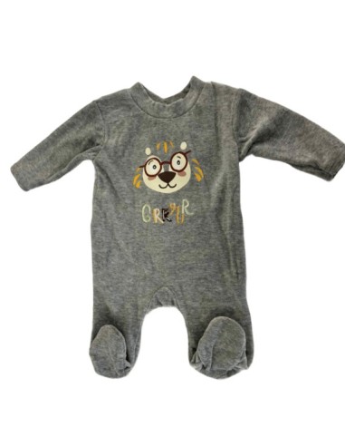 Grenouillère bébé grise Tom&Kiddy