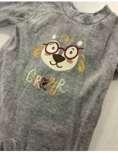 Grenouillère bébé grise Tom&Kiddy 2