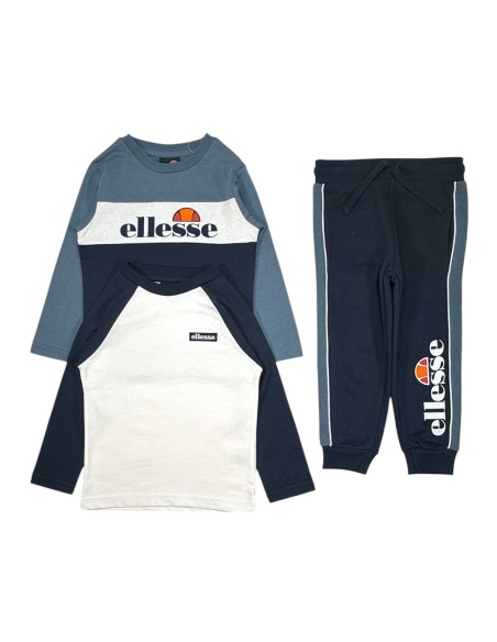 Pack 2 t-shirt manche longue et pantalon enfant Ellesse