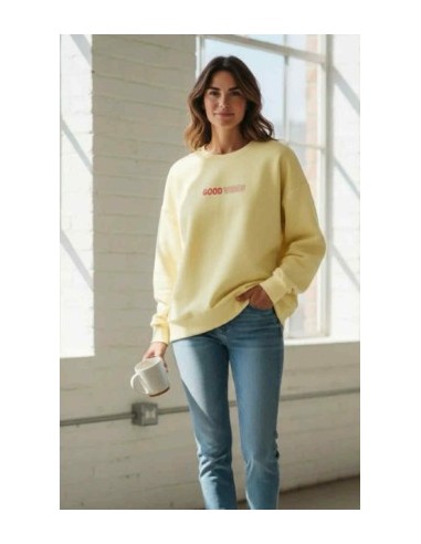 Sweat Good Vibes jauen tendance oversize