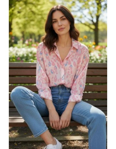 Chemise femme oversize grande taille mode