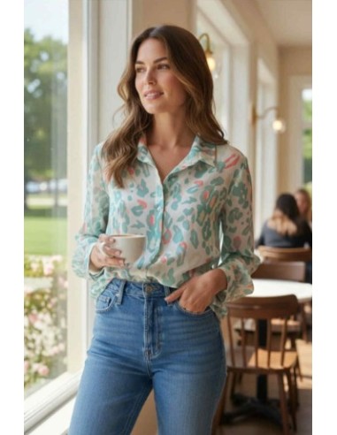 Chemise femme oversize grande taille mode