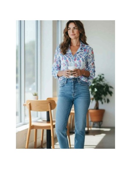 Chemise femme oversize grande taille mode