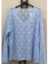 Top dentelle tendance mode petite et grande taille