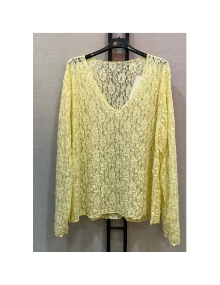 Top dentelle tendance mode petite et grande taille