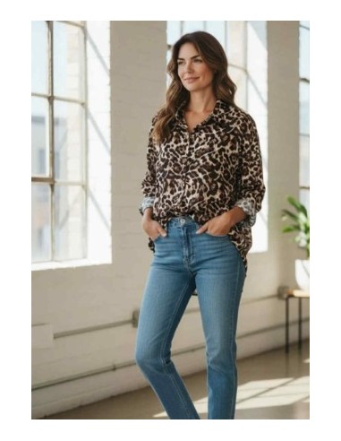 Chemise léopard femme du 38 au 48