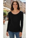 Top basic col rond petite et grande taille