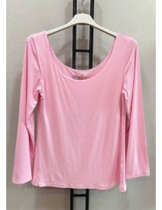 Top basic col rond petite et grande taille 2