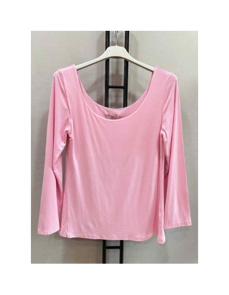 Top basic col rond petite et grande taille