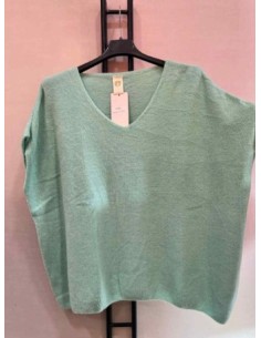 Pull sans manche femme oversize