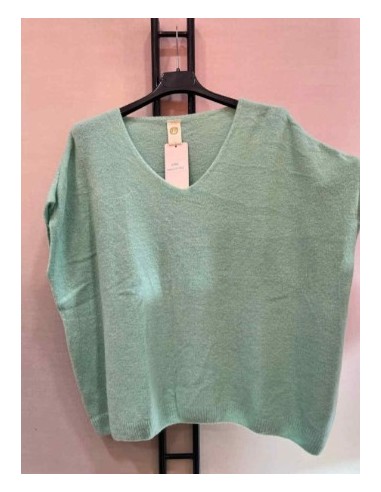 Pull sans manche femme oversize