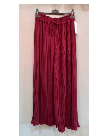Pantalon plissé femme grande taille