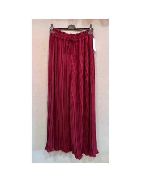 Pantalon plissé femme grande taille