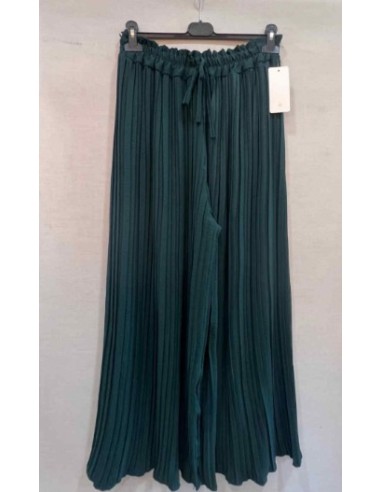Pantalon plissé femme grande taille