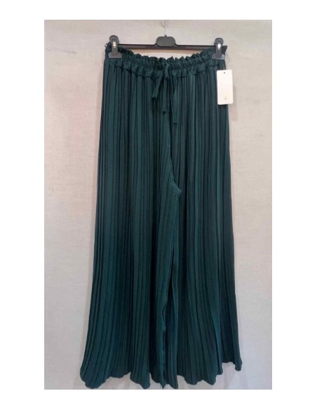 Pantalon plissé femme grande taille