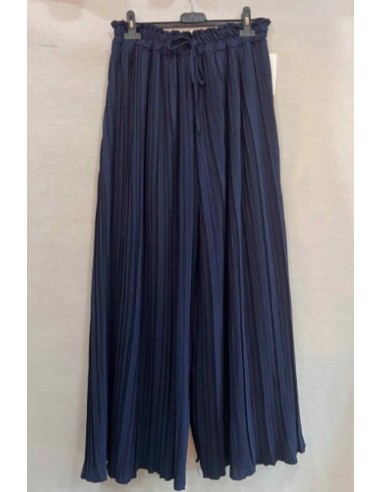 Pantalon plissé femme grande taille