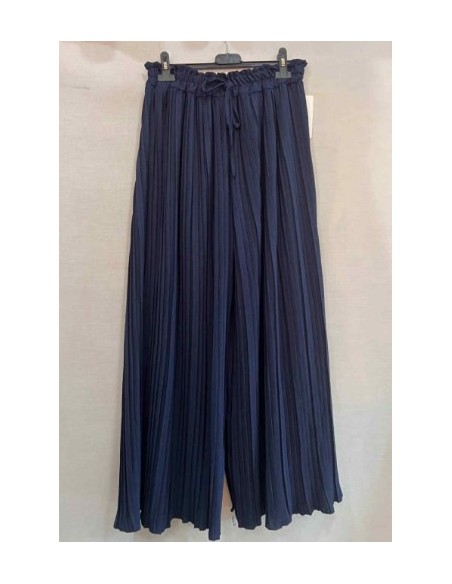 Pantalon plissé femme grande taille