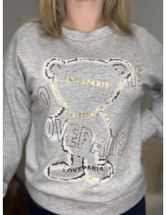 Pull femme avec oursons tendance mode 2