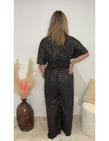 Combinaison femme à pois magique