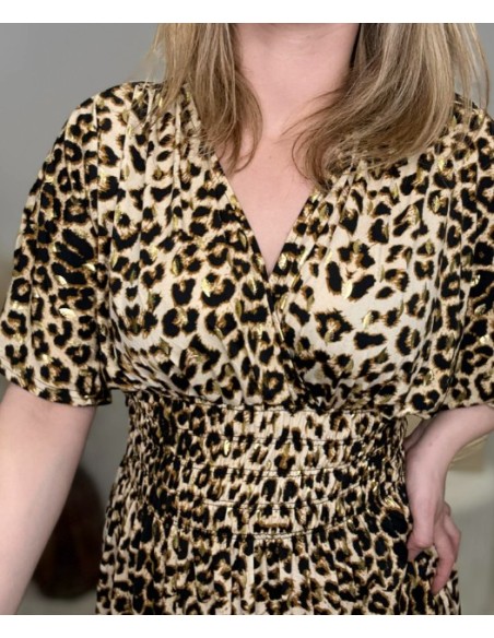 Robe mi-longue magique pour femme