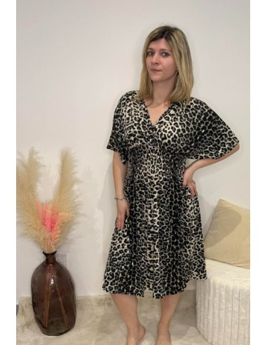 Robe mi-longue magique pour femme