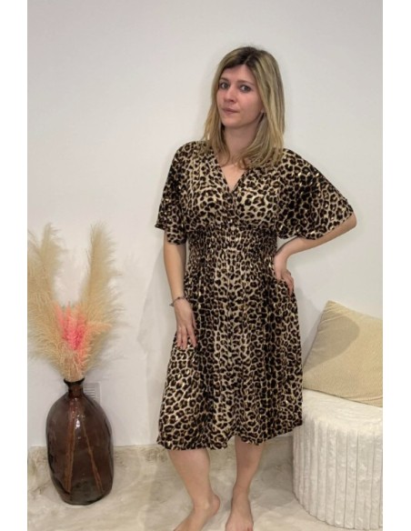 Robe mi-longue magique pour femme