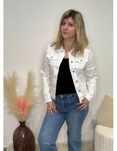 Veste en Jeans femme tendance mode look chic