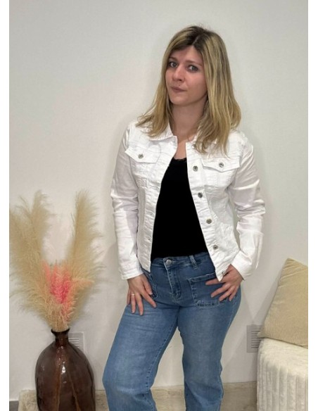 Veste en Jeans femme tendance mode look chic
