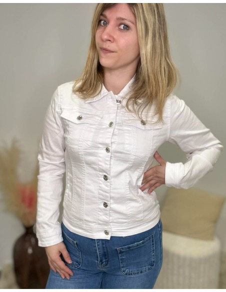 Veste en Jeans femme tendance mode look chic