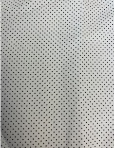 Chemise homme manche longue blanche à pois 2