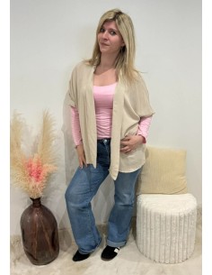 Gilet fluide femme grande taille