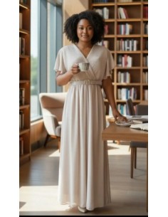 Robe cérémonie tendance chic grande taille du 42 au 50