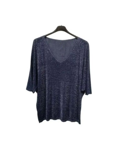 T-shirt pailleté oversize femme tendance mode