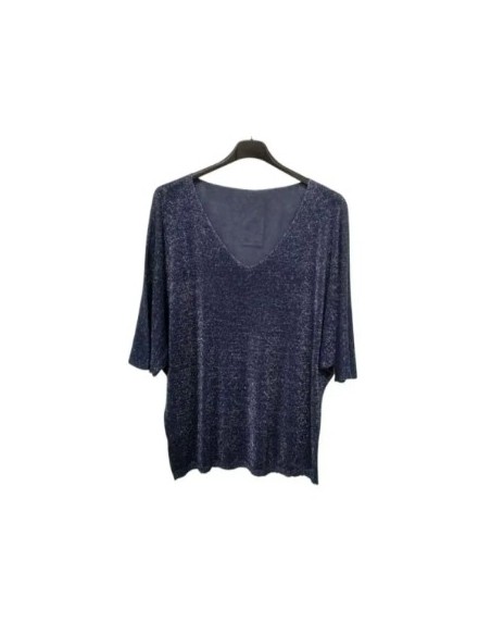 T-shirt pailleté oversize femme tendance mode