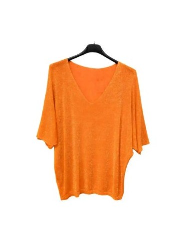 T-shirt pailleté oversize femme tendance mode
