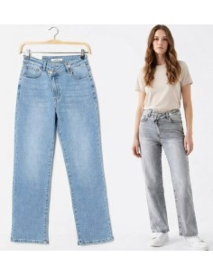 Jeans asymétrique femme du 36 au 44