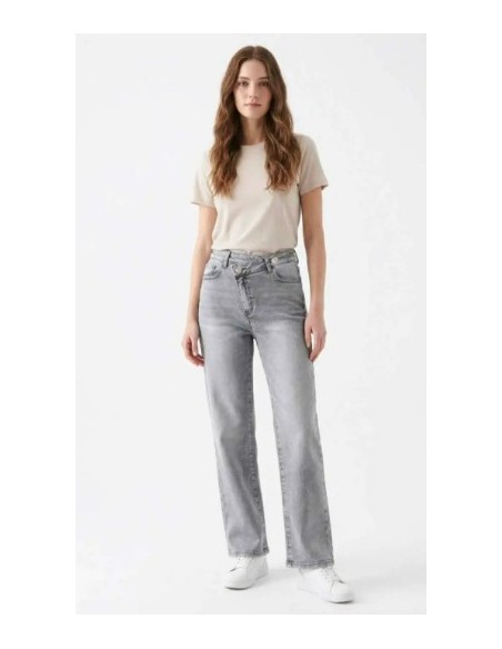 Jeans asymétrique femme du 36 au 44